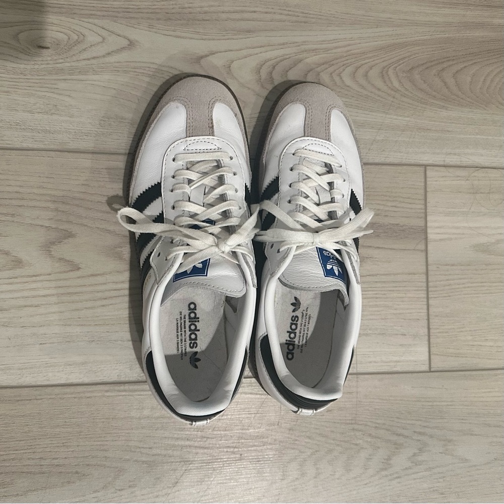 Adidas Originals Samba OG White and Beige Sneakers